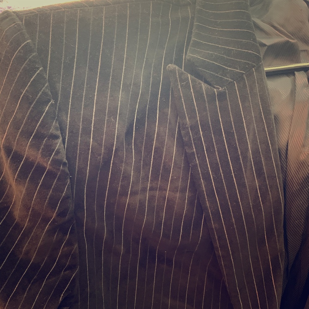 Men’s jacket black stripped